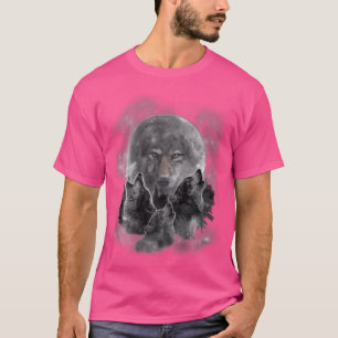 Camiseta Galáxia da Floresta Moon de Terra Icy do Lobo das 