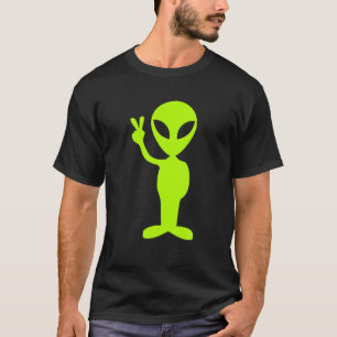 Camiseta Galáxia divertida do Homem de Sinal de Paz de Ali