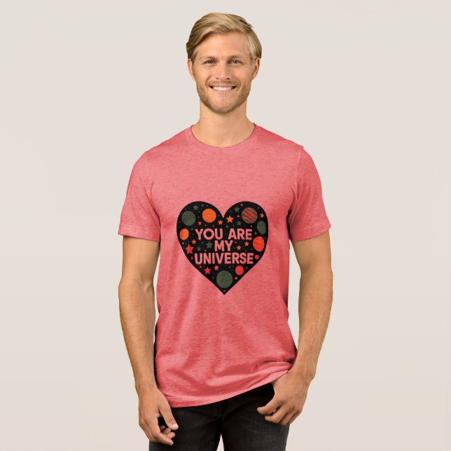 Camiseta Galáxia do Amor (Frente Completa)