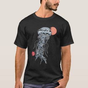 Camiseta Galáxia do Mar Galáxia Espacial Exterior Fantasia