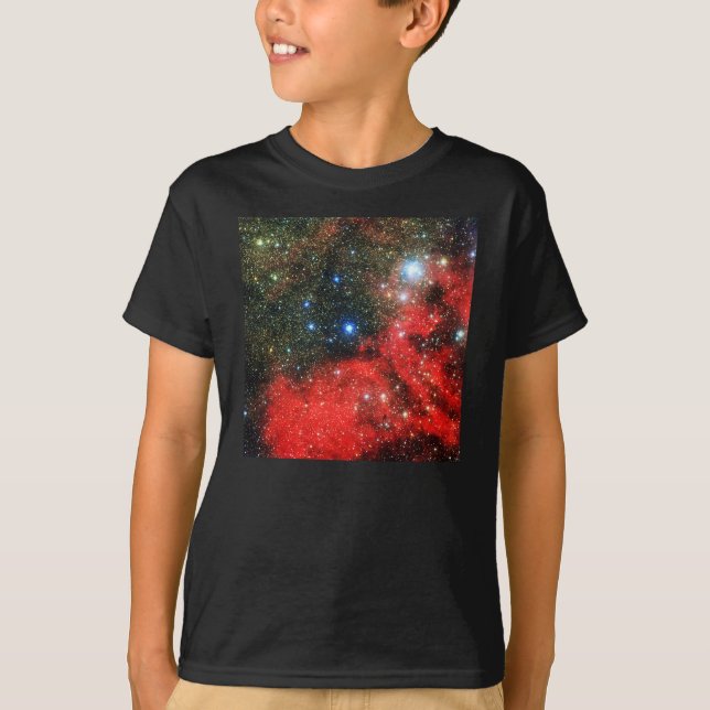Camiseta Galáxia Dourada de queda (Frente)