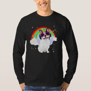 Camiseta Galáxia Espacial das Raparigas do Bulldog Francês