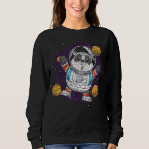 Camiseta Galáxia Espacial Exterior China Astronauta Animal