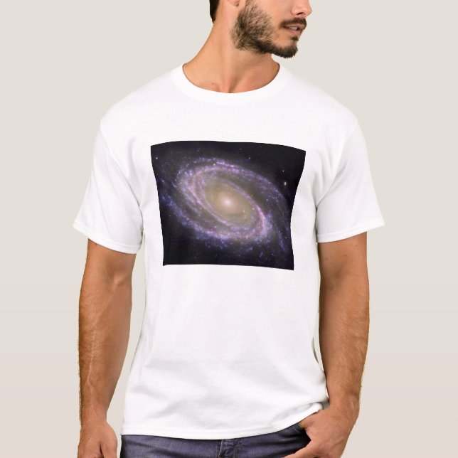 Camiseta Galáxia espiral Messier 81 (Frente)