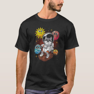 Camiseta Galáxia Floresta Animal Planetas Astronautas Racco