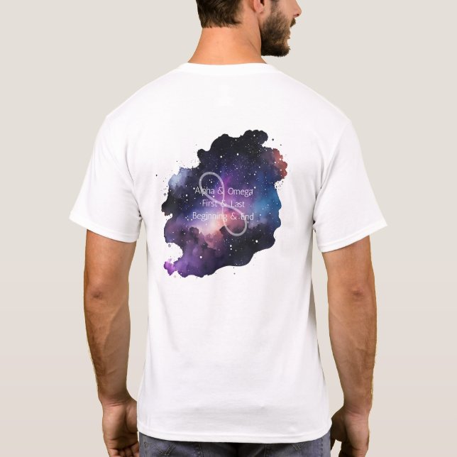 Camiseta Galáxia Infinita (Verso)