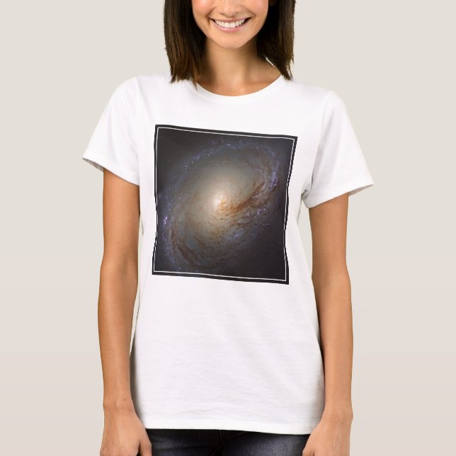 Camiseta Galáxia Lenticular Barred Ngc 3368 (Frente)