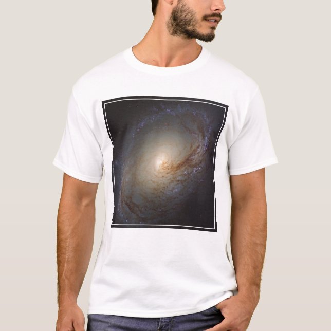 Camiseta Galáxia Lenticular Barred Ngc 3368 (Frente)