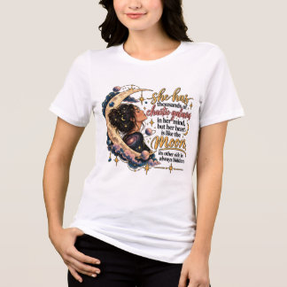 Camiseta Galáxias Caóticas Em Sua Mente Lua Celestial