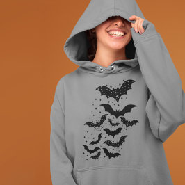 Camiseta Galáxias e Estrelas do Halloween voando