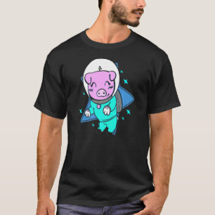 Camiseta Galáxias Espaciais Estrelas Voando Nave Espachante