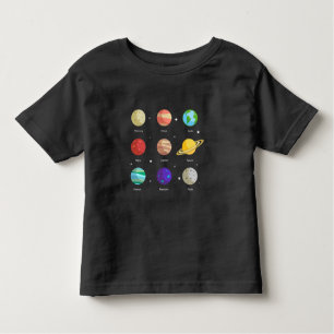 Camiseta Galáxias Espaciais Planetas Solares Vênus Mars Júp