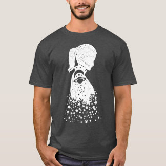 Camiseta Galaxy Girl Madre Astrology Witchy Gothic