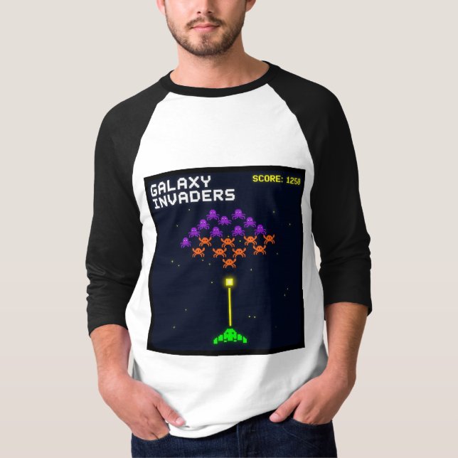 Camiseta Galaxy Invaders (Frente)