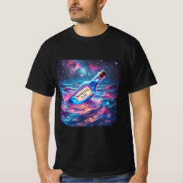 Camiseta Galaxy Message Bottle Mens