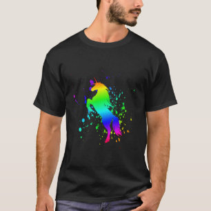 Camiseta Galaxy Unicorn Colorful Unicorn Splash