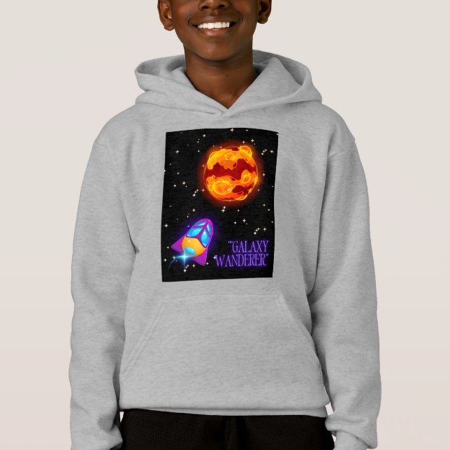 Camiseta Galaxy Wanderer Copo Isolado (Frente)