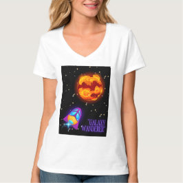 Camiseta Galaxy Wanderer Copo Isolado