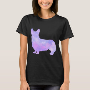 Camiseta Galaxy Watercolor Corgi