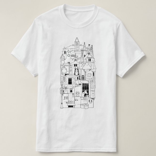 Camiseta galena illinois colagem (Frente do Design)