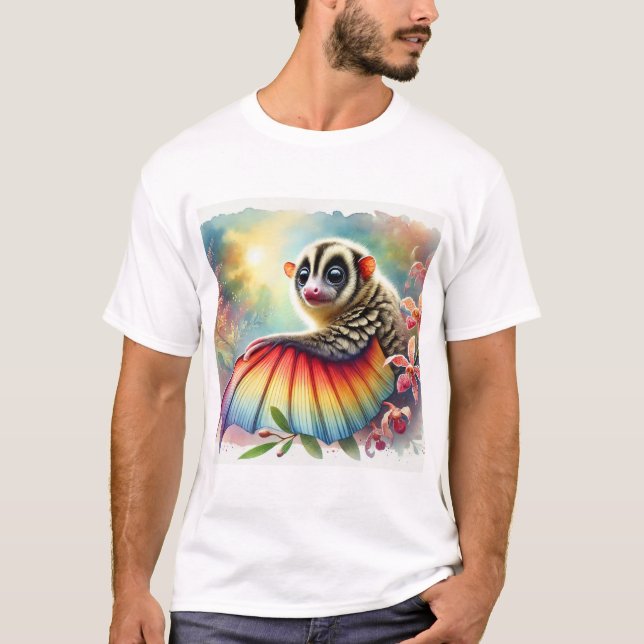 Camiseta Galeopithecus Majesty 290824AREF145 - Watercolor (Frente)