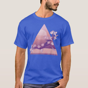 Camiseta Galeria de Cereja de Vaporwave Japonesa Sakura Su