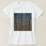 Camiseta Galeria de Grove Gustav Klimt BeechHD<br><div class="desc">Gustav Klimt. Beech Grove I. c. 1902. Óleo na canvas. Pintura de arte original do famoso artista austríaco Art Nouveau Gustav Klimt.</div>