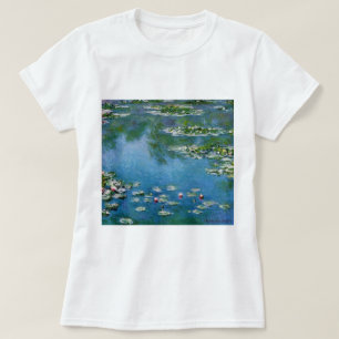 Camiseta Galeria de lírios de água Claude MonetHD Arte fina