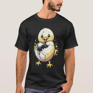 Camiseta Galeria de Ovos de Cracking de Pintinho de Galinha
