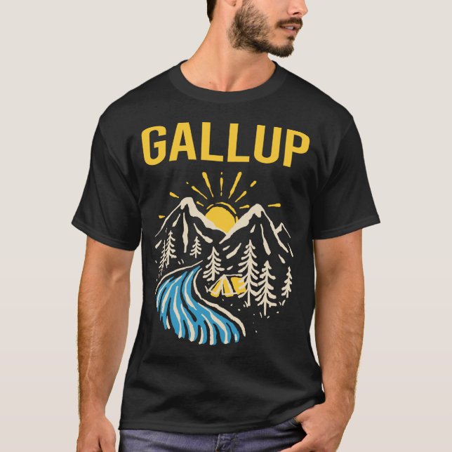 Camiseta Galeria de Paisagem da Natureza (Frente)