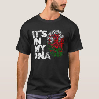 Camiseta Gales Está no meu DNA Orgulhoso de ser galês