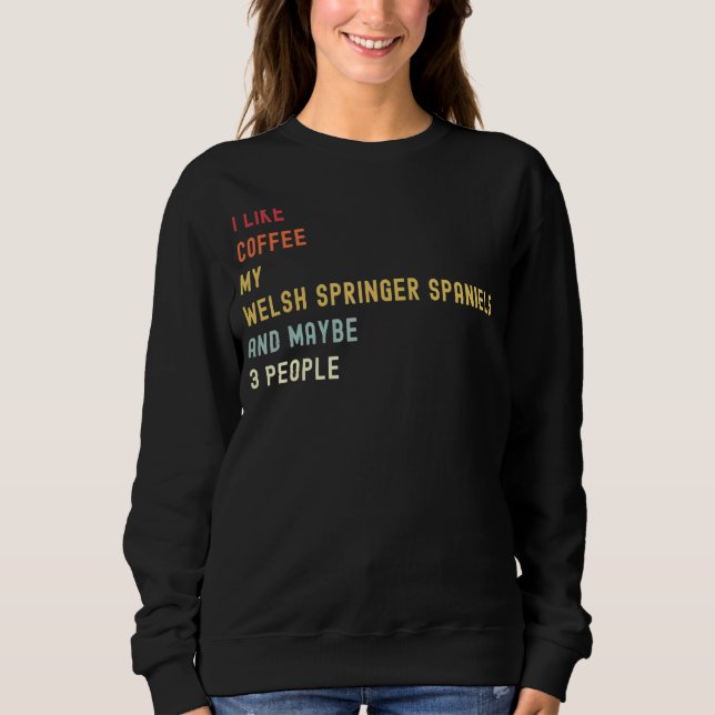 Camiseta Galês Springer Espanhóis, Trô Cachão E Café (Frente)