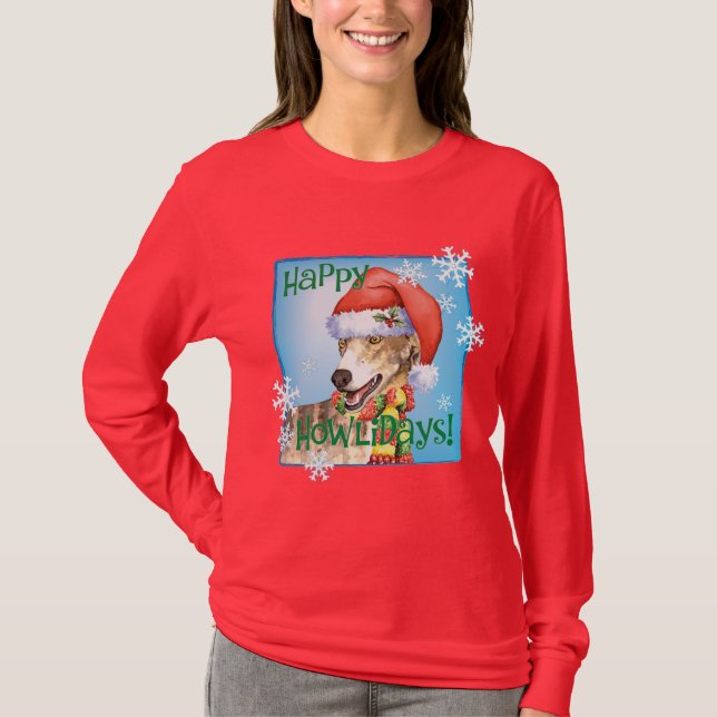 Camiseta Galgo feliz de Howliday (Frente)