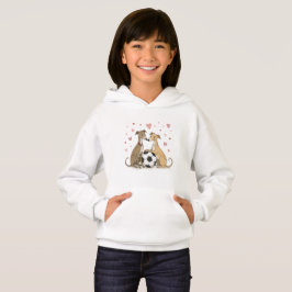 Camiseta Galgos with soccer ball for Valentine's Day