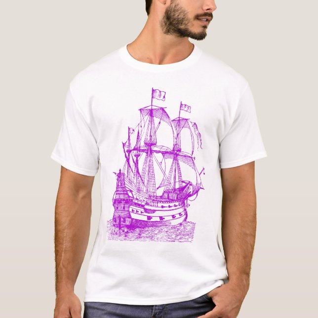 Camiseta Galhão - Roxo (Frente)
