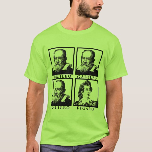 Camiseta Galileo Figaro BW (Frente)