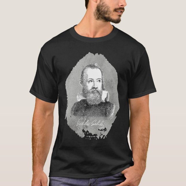 Camiseta Galileo Galilei Italian Scientist (Frente)