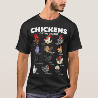 Camiseta Galináceos Do Mundo Desenho Animado Galinha Engraç
