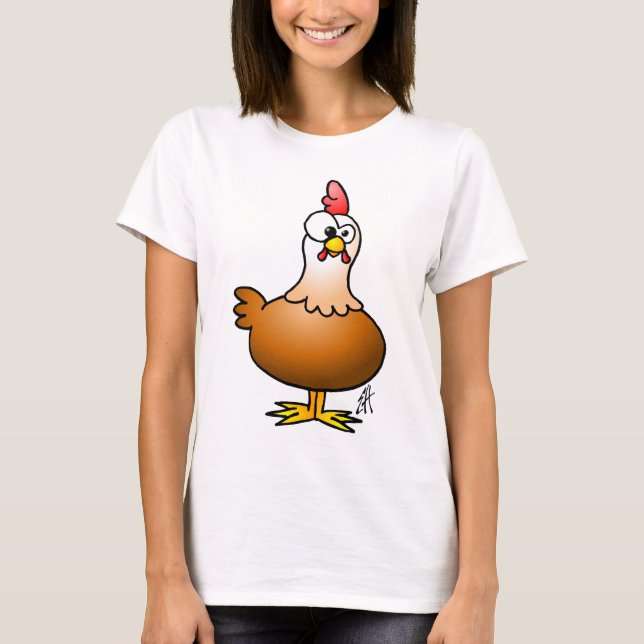 Camiseta Galinha alegre (Frente)