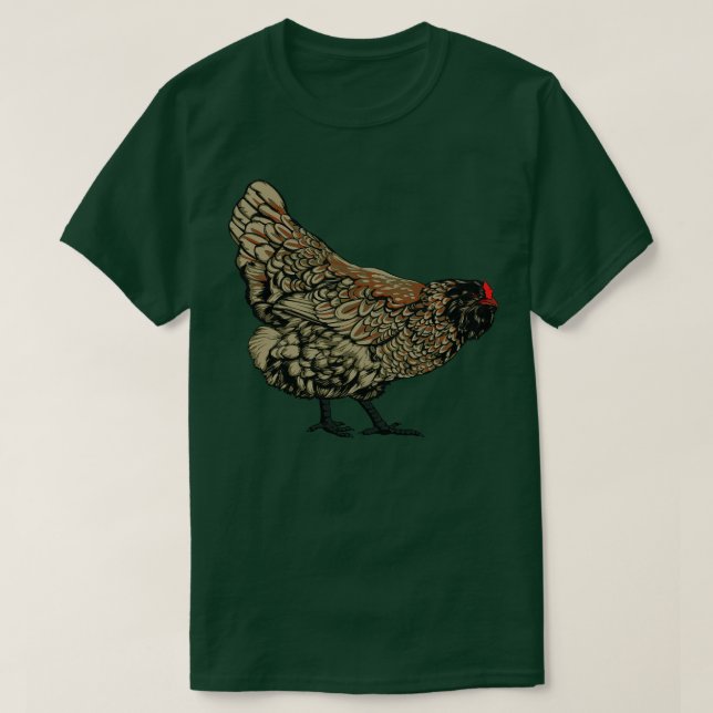 Camiseta Galinha Ameraucana (Frente do Design)