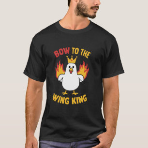 Camiseta Galinha Asas Galinhas Asas Quentes Galinha Cozida 