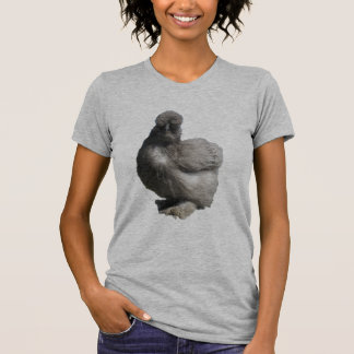 Camiseta Galinha azul macia bonito de Silkie