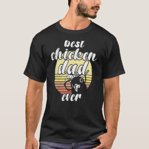 Camiseta Galinha Barata Retro Sunset Melhor Pai De Galinha