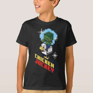 Camiseta Galinha Bonita Engraçada Jockey Pixel Graphic Ridi