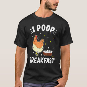 Camiseta Galinha Café Da Manhã Em Vez De Ovos De Jato, Av