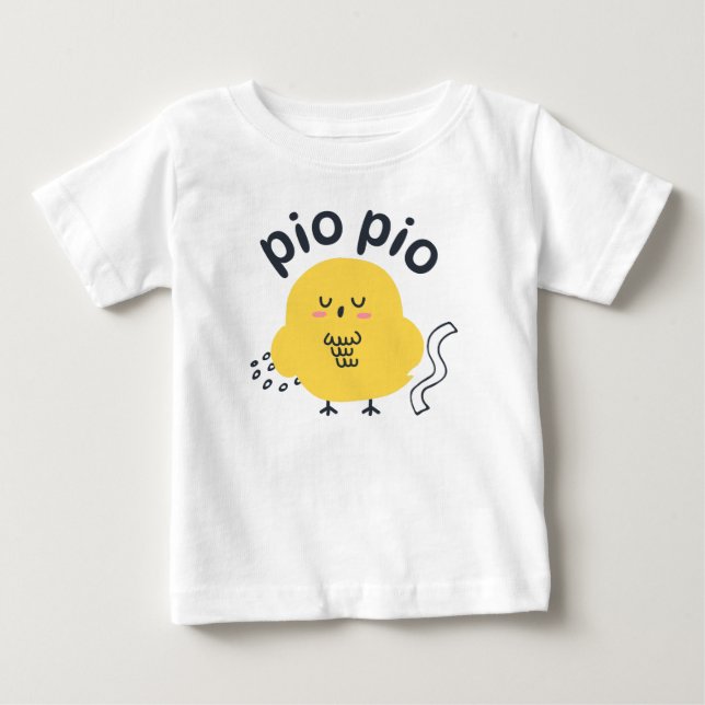 Camiseta Galinha Cantando Pio Pio (Frente)