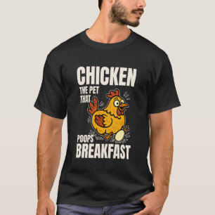 Camiseta Galinha Caprichosa Pondo Ovo Fazenda Divertida