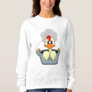 Camiseta Galinha com pote Cozinhar