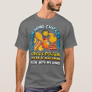 Camiseta Galinha cozida galinha galinha que ganha galinha e