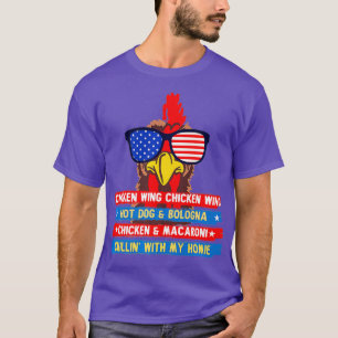 Camiseta Galinha cozida galinha galinha que ganha galinha e